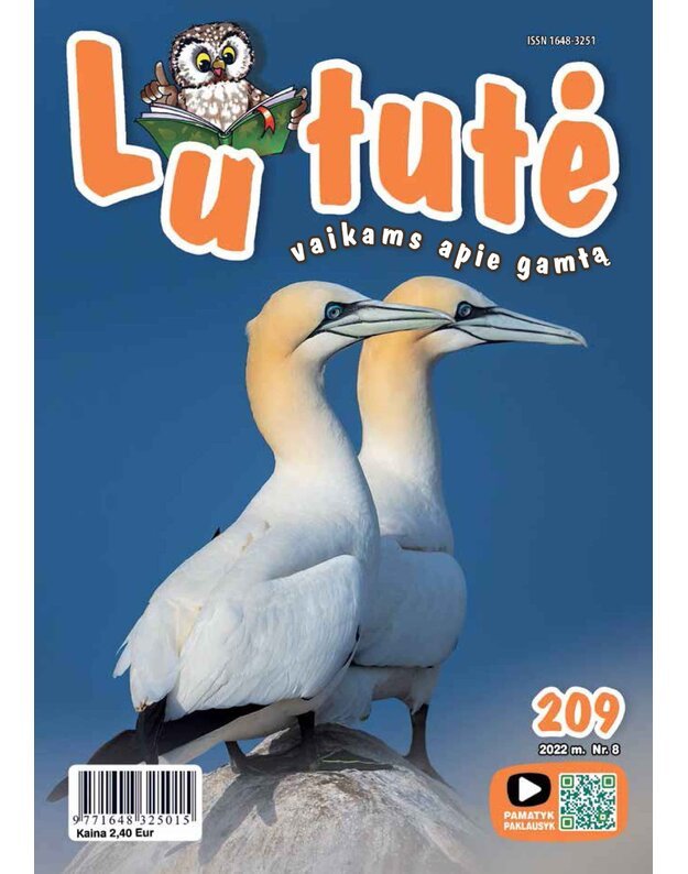Žurnaliuko „Lututė“ numeris (2022 m. Nr. 8(209)