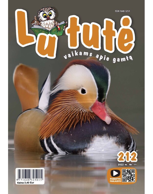 Žurnaliuko „Lututė“ numeris (2022 m. Nr. 11 (212)